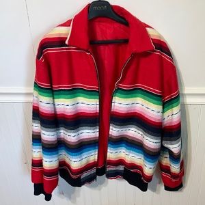 vintage, wool blend, bomber.